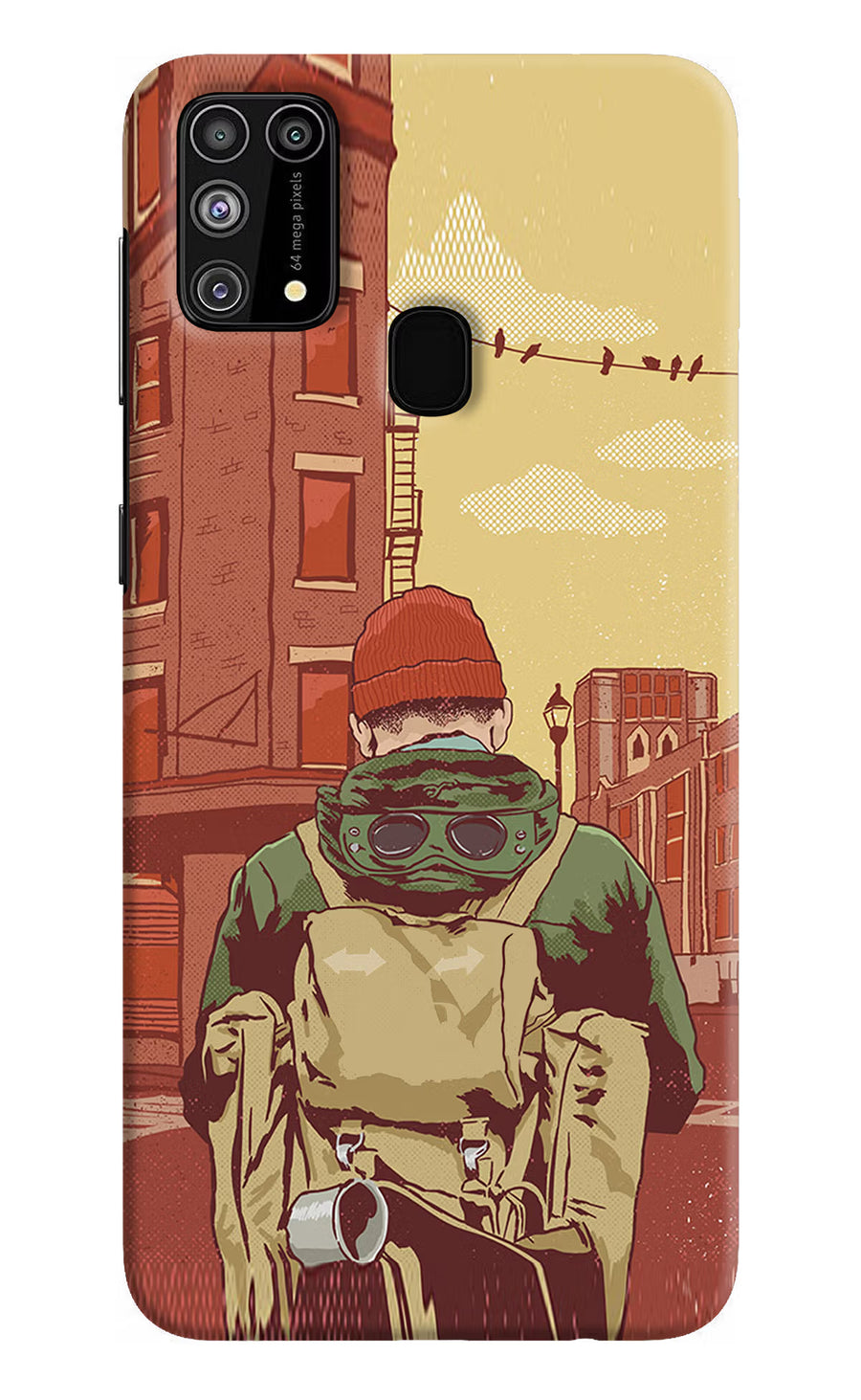 Adventurous Samsung M31/F41 Back Cover, Hard case