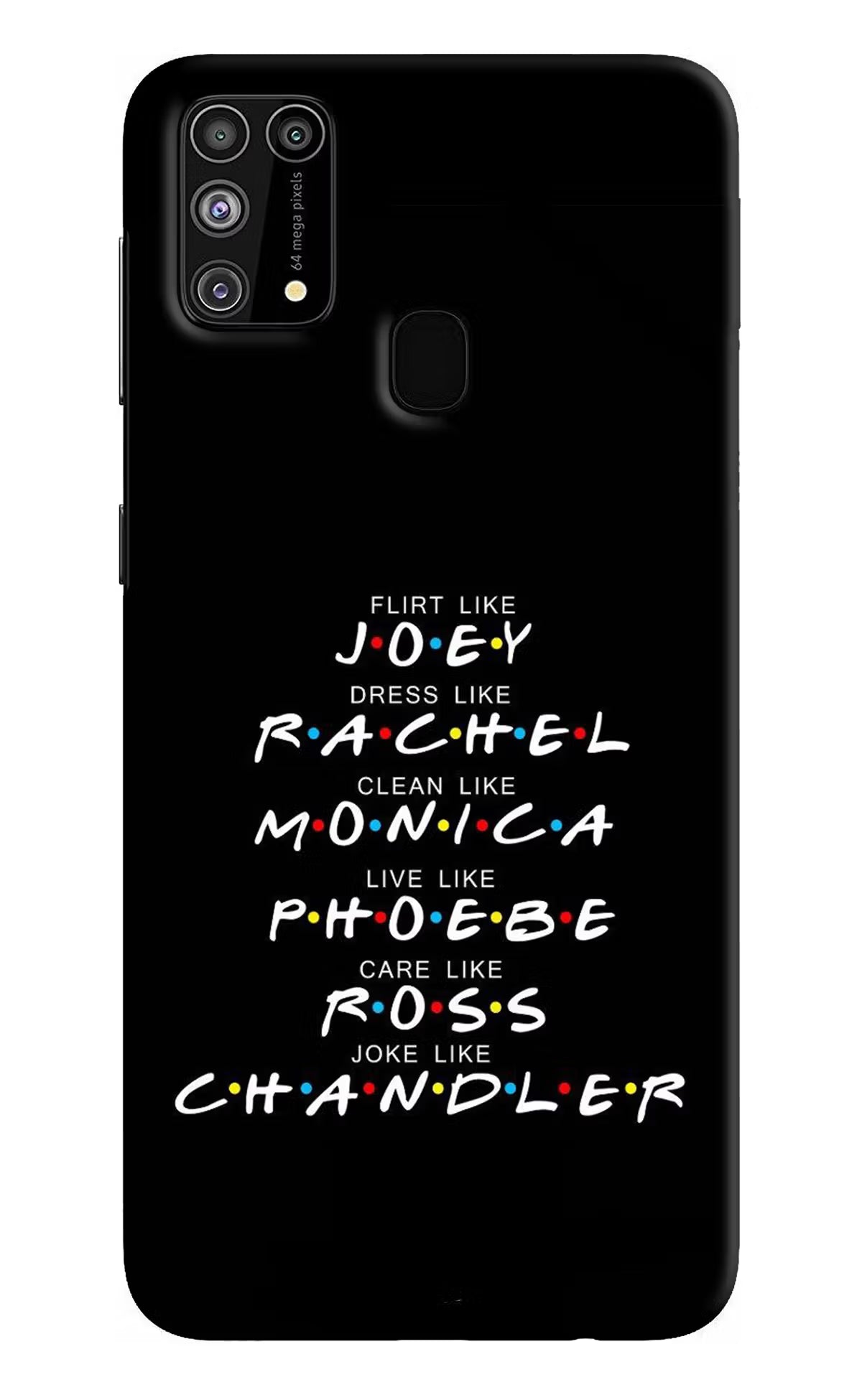 FRIENDS Character Samsung M31/F41 Hard Case Back Cover by Casekaro
