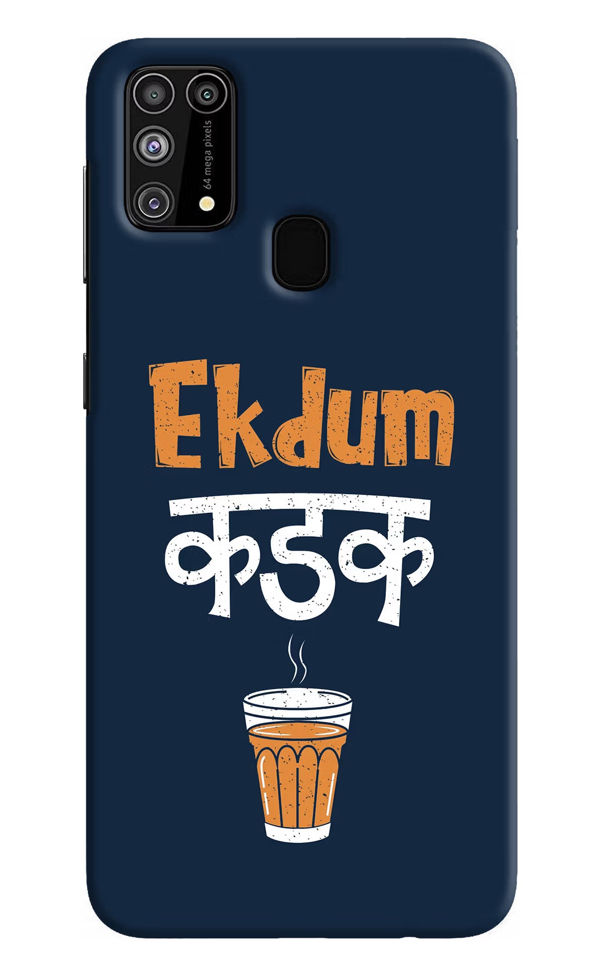 Ekdum Kadak Chai Samsung M31/F41 Hard Case Back Cover by Casekaro