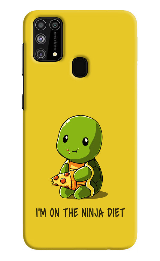 I'm on Ninja Diet Samsung M31/F41 Hard Case Back Cover by Casekaro