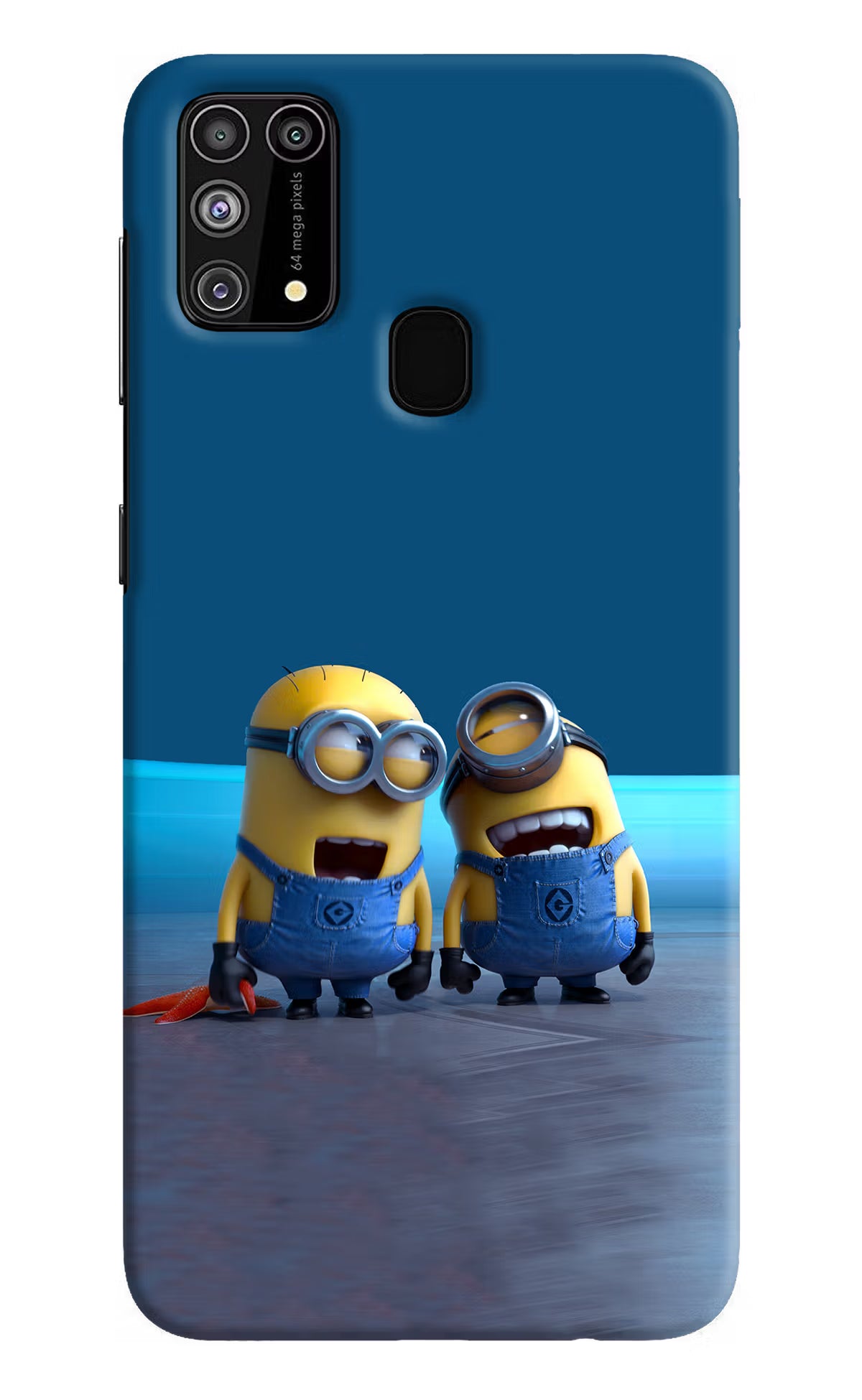 Minion Laughing Samsung M31/F41 Hard Case Back Cover by Casekaro