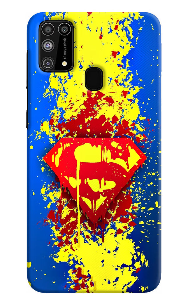 Superman logo Samsung M31/F41 Hard Case Back Cover by Casekaro