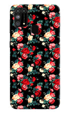Rose Pattern Samsung M31/F41 Hard Case Back Cover by Casekaro