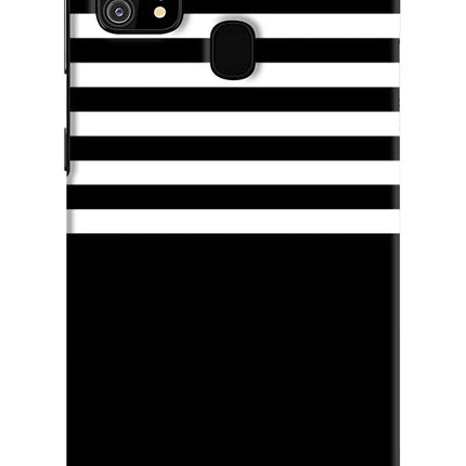 Black and White Print Samsung M31/F41 Hard Case Back Cover by Casekaro