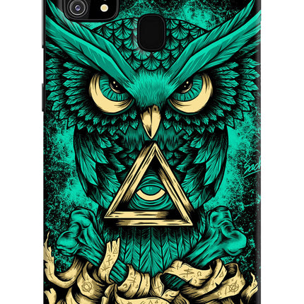 Green Owl Samsung M31/F41 Hard Case Back Cover by Casekaro