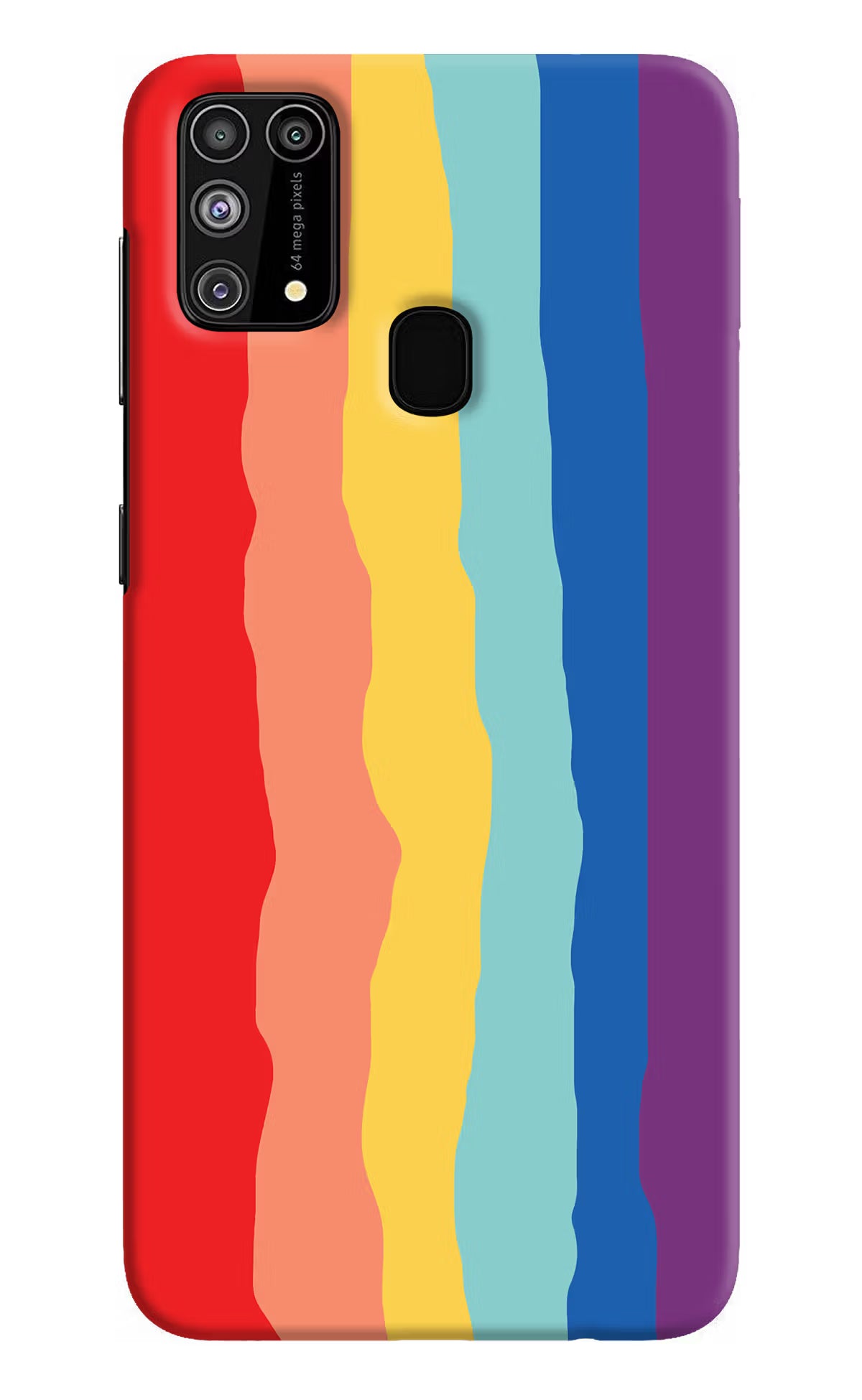 Rainbow Samsung M31/F41 Hard Case Back Cover by Casekaro