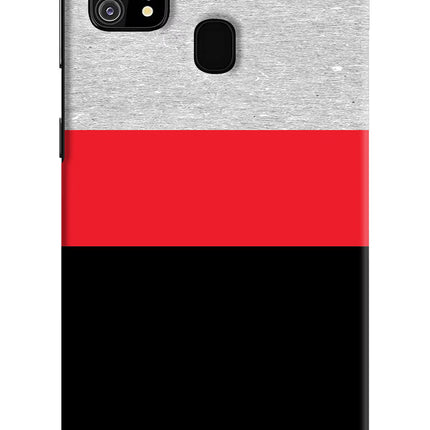 Tri Color Pattern Samsung M31/F41 Hard Case Back Cover by Casekaro