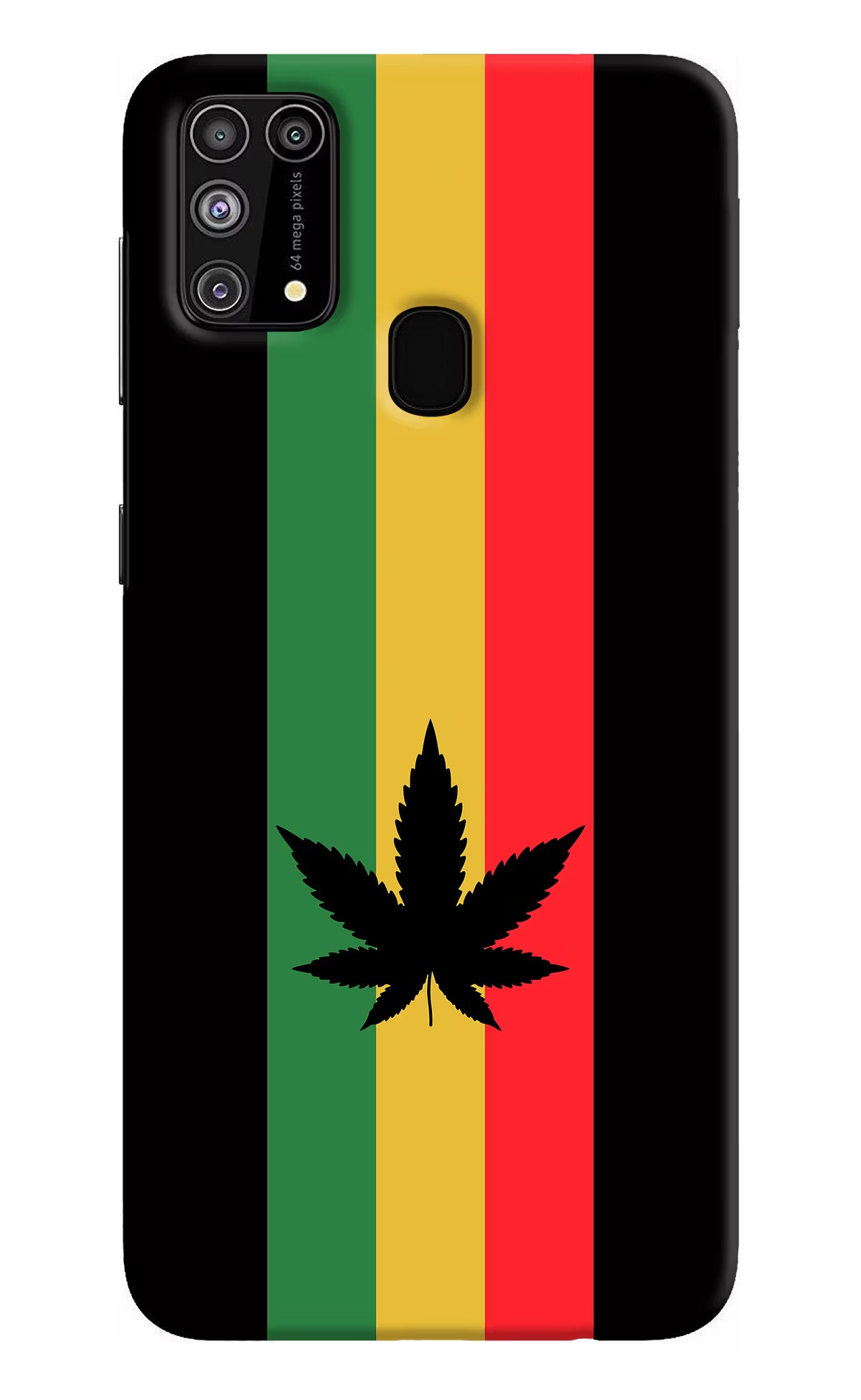 Weed Flag Samsung M31/F41 Hard Case Back Cover by Casekaro