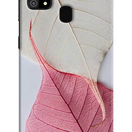 White Pink Leaf Samsung M31/F41 Hard Case Back Cover by Casekaro