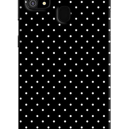 White Dots Samsung M31/F41 Hard Case Back Cover by Casekaro