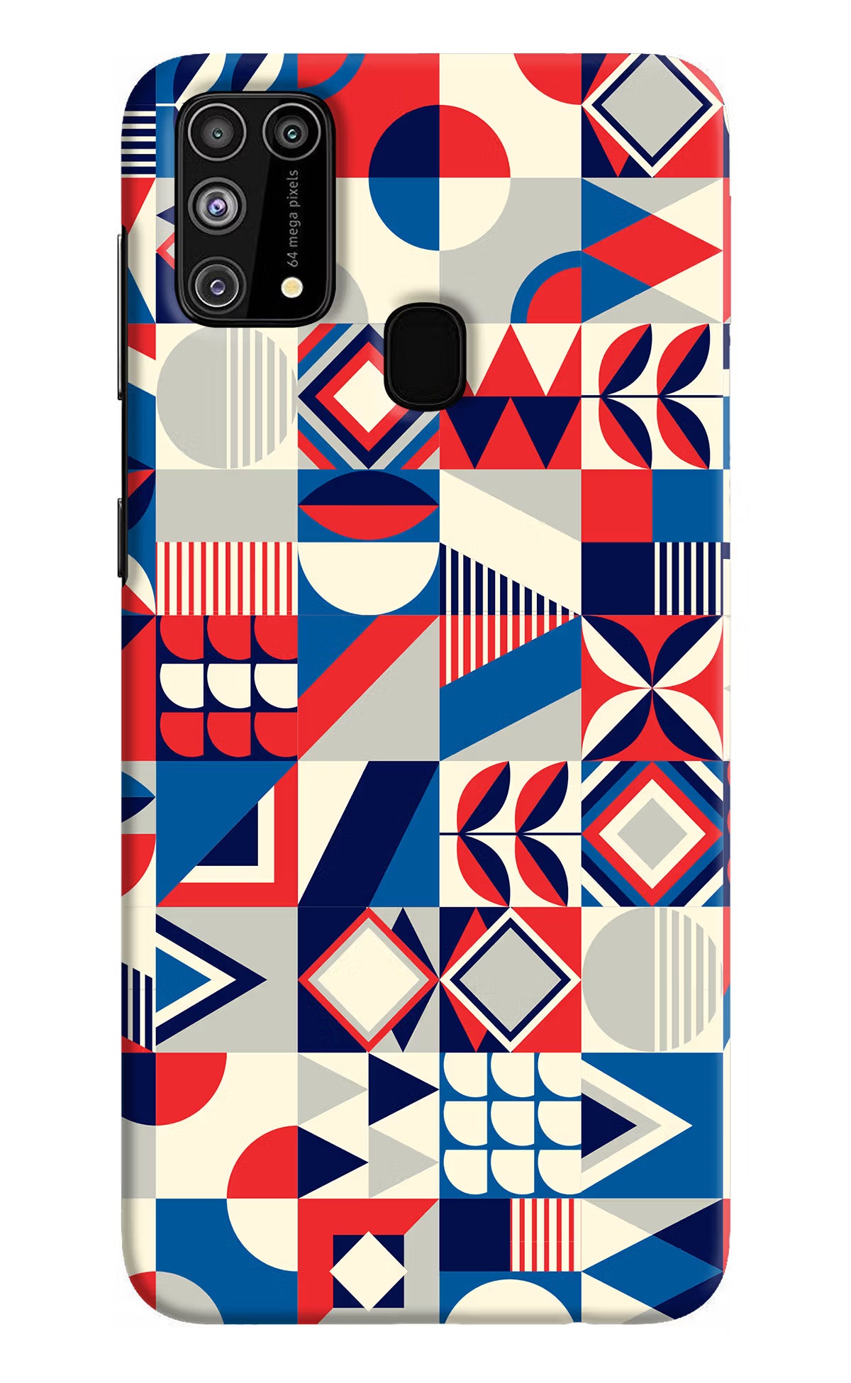 Colorful Pattern Samsung M31/F41 Hard Case Back Cover by Casekaro