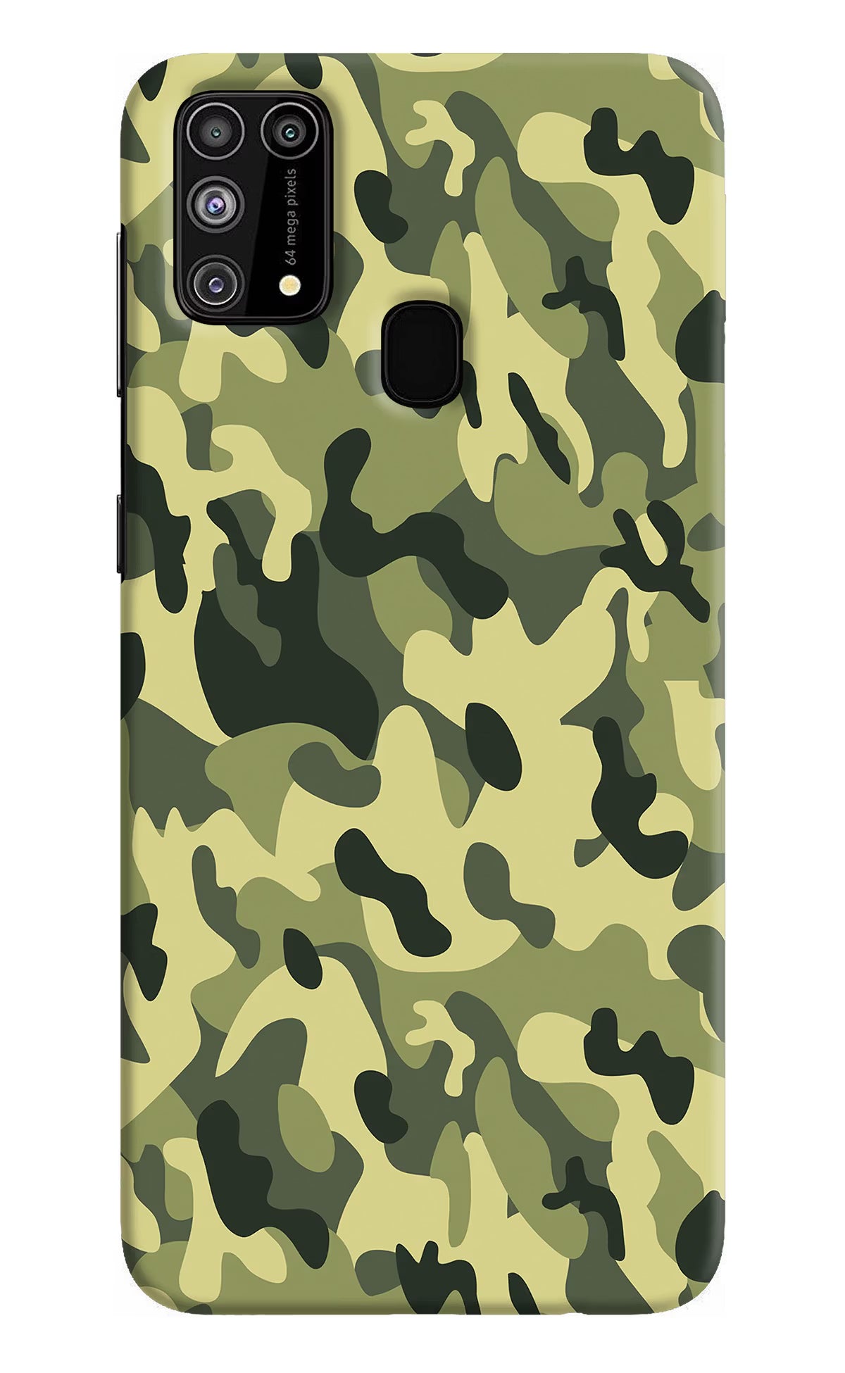 Camouflage Samsung M31/F41 Hard Case Back Cover by Casekaro