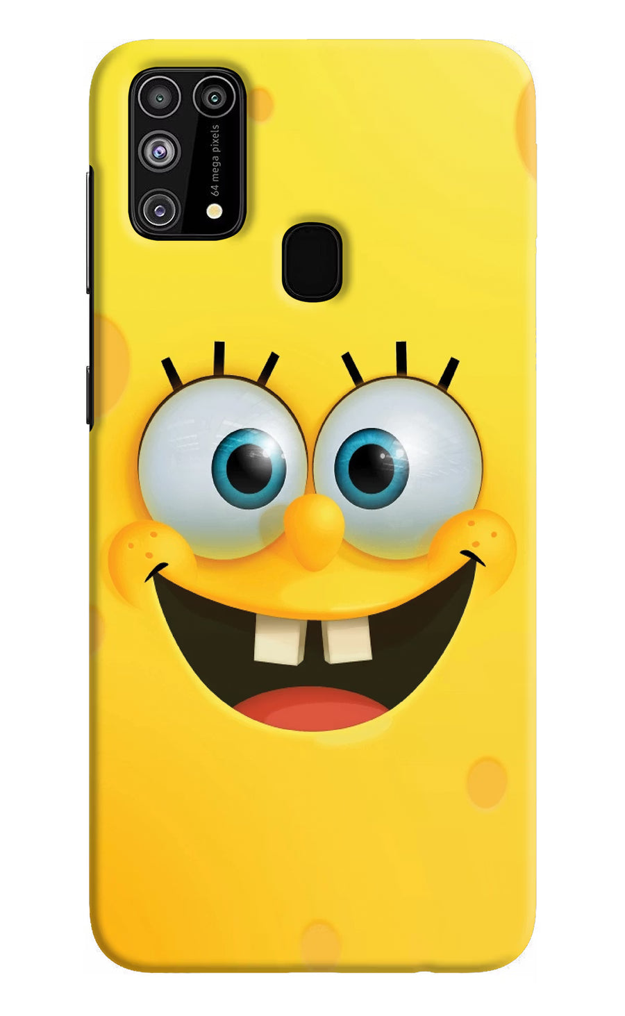 Sponge 1 Samsung M31/F41 Back Cover, Hard case