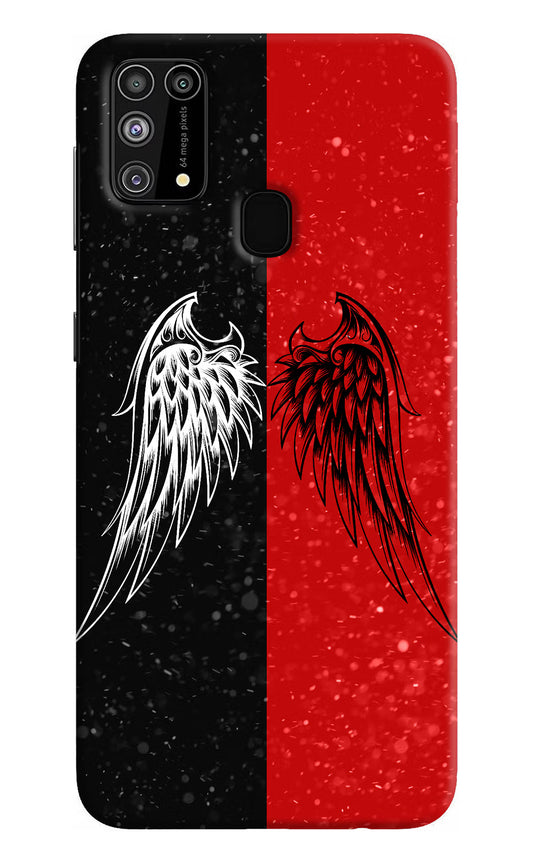 Wings Samsung M31/F41 Hard Case Back Cover by Casekaro