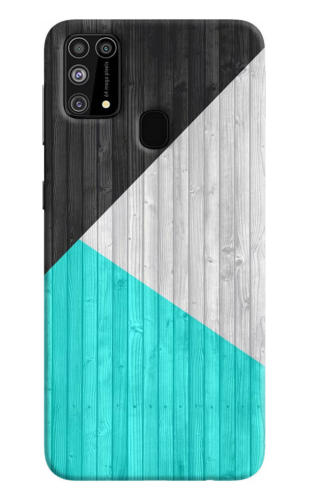 Wooden Abstract Samsung M31/F41 Hard Case Back Cover by Casekaro