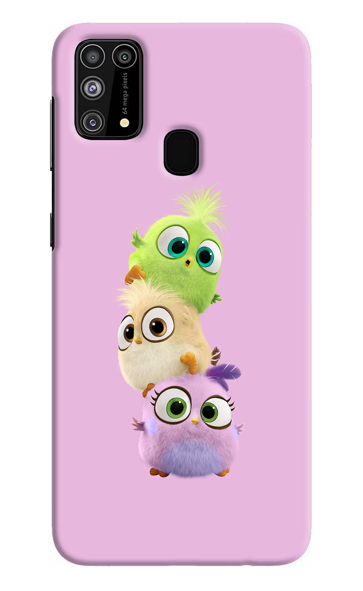 Cute Little Birds Samsung M31/F41 Hard Case Back Cover by Casekaro