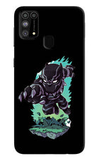 Black Panther Samsung M31/F41 Hard Case Back Cover by Casekaro