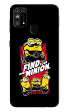 Find your inner Minion Samsung M31/F41 Hard Case Back Cover by Casekaro