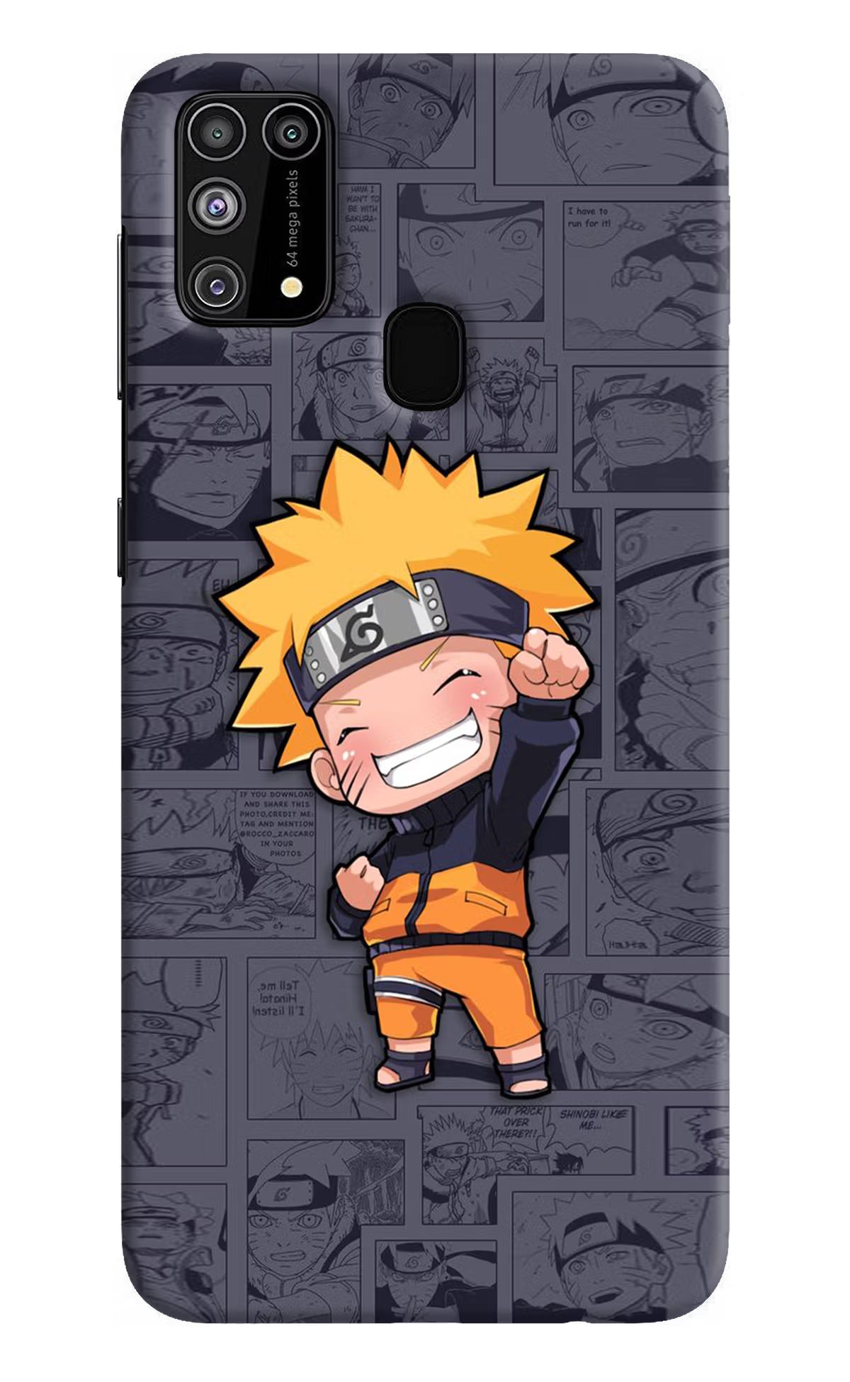 Chota Naruto Samsung M31/F41 Hard Case Back Cover by Casekaro