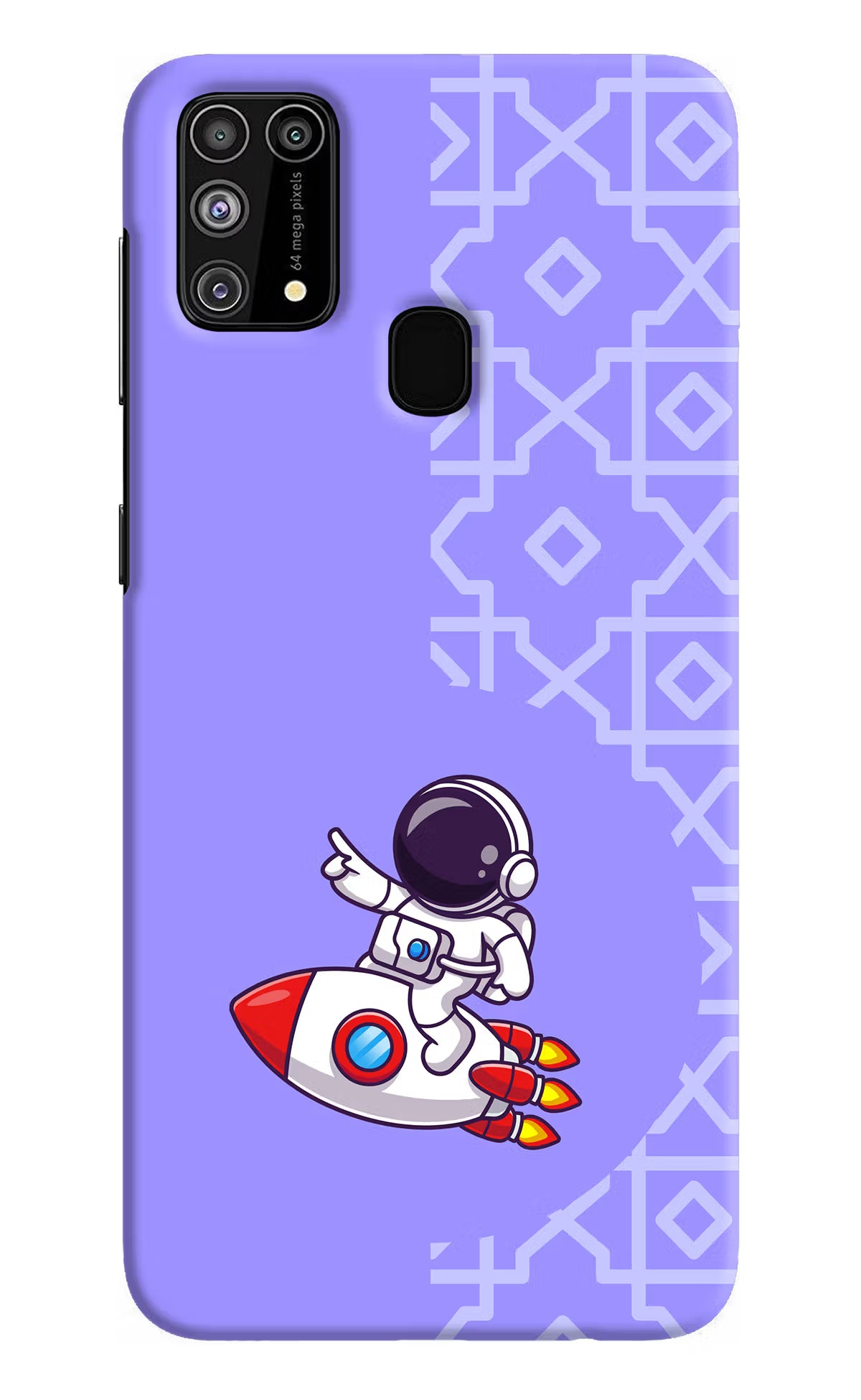 Cute Astronaut Samsung M31/F41 Hard Case Back Cover by Casekaro