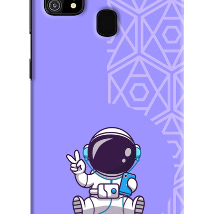Cute Astronaut Chilling Samsung M31/F41 Hard Case Back Cover by Casekaro