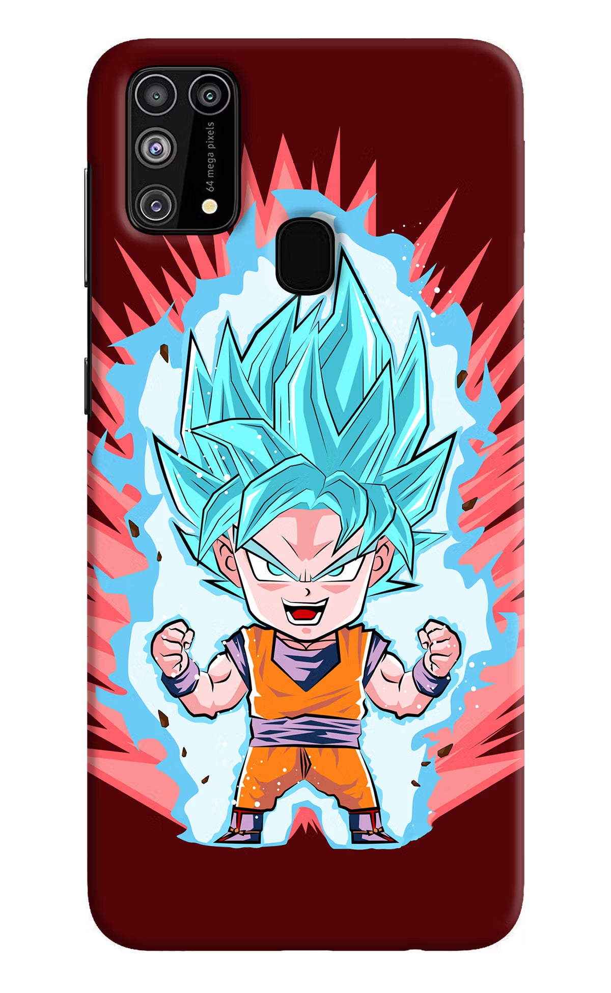 Goku Little Samsung M31/F41 Hard Case Back Cover by Casekaro