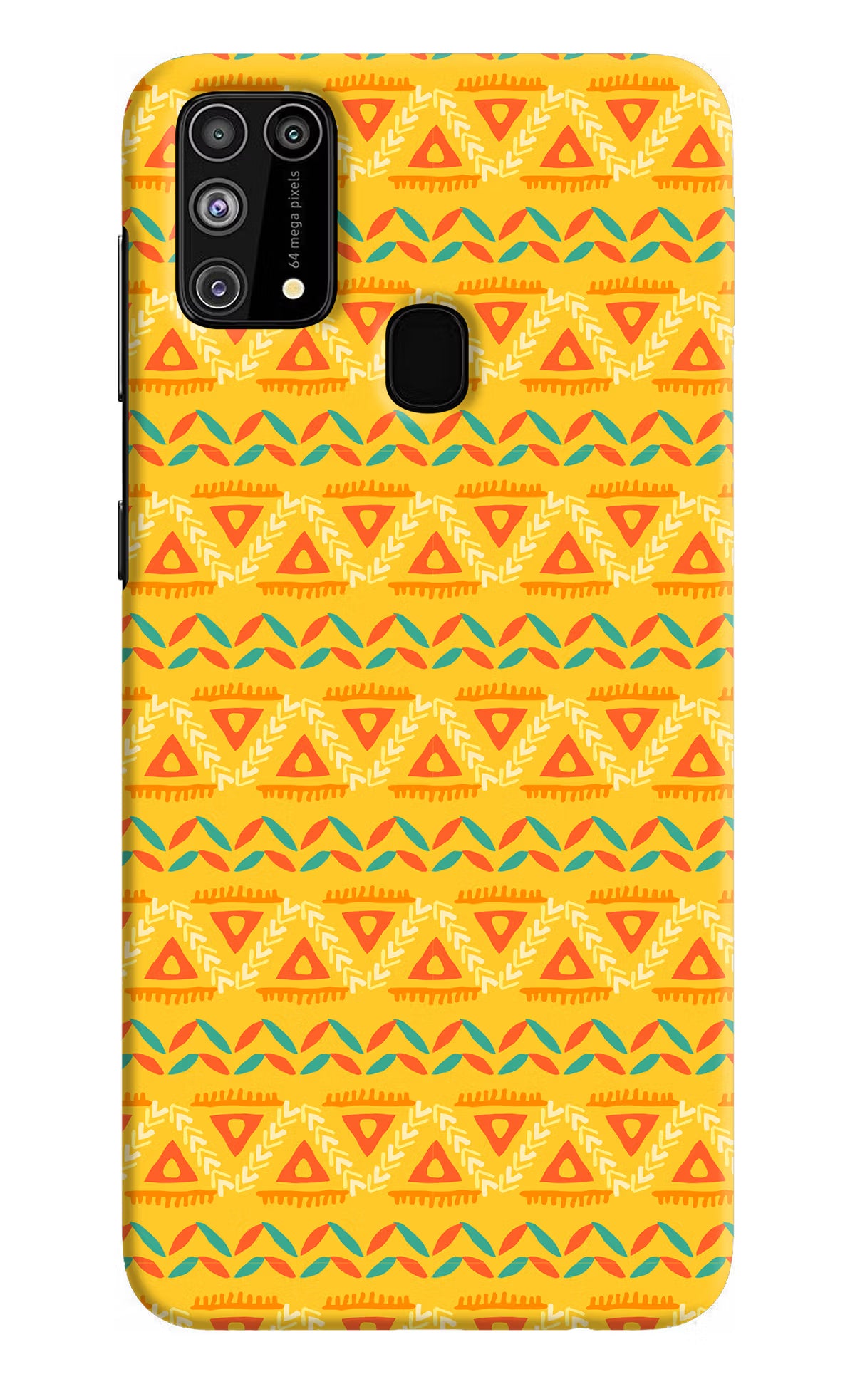 Tribal Pattern Samsung M31/F41 Hard Case Back Cover by Casekaro