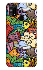 Veggie Doodle Samsung M31/F41 Hard Case Back Cover by Casekaro