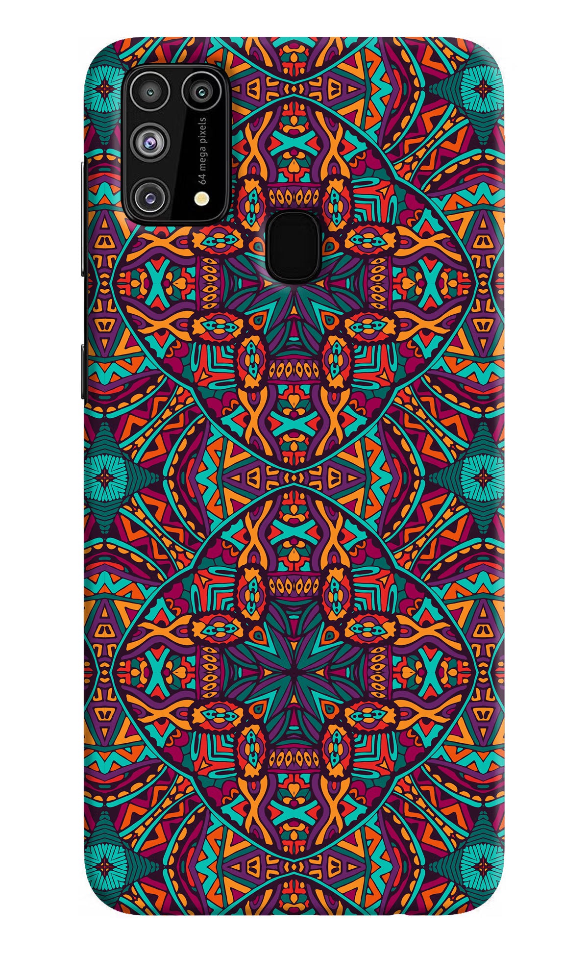 Colour Mandala Samsung M31/F41 Hard Case Back Cover by Casekaro