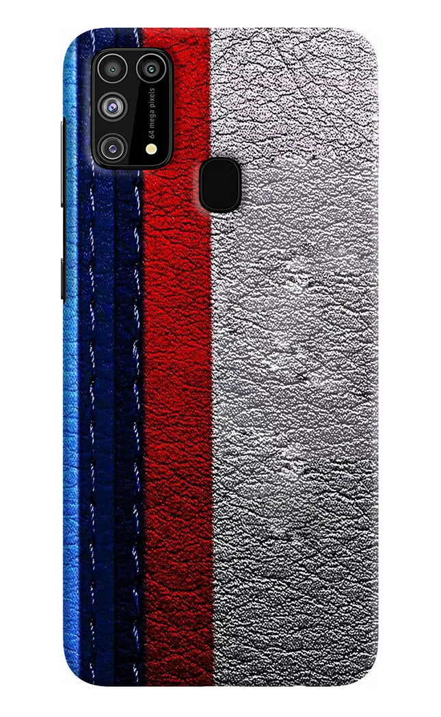BMW Stripes Samsung M31/F41 Hard Case Back Cover by Casekaro