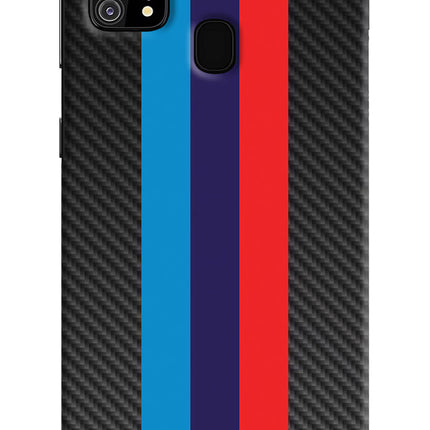 BMW Stripes Pattern Samsung M31/F41 Hard Case Back Cover by Casekaro