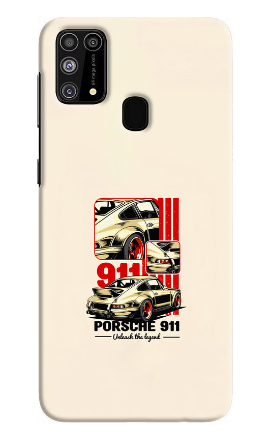 Classic Porsche 911 Samsung M31/F41 Hard Case Back Cover by Casekaro