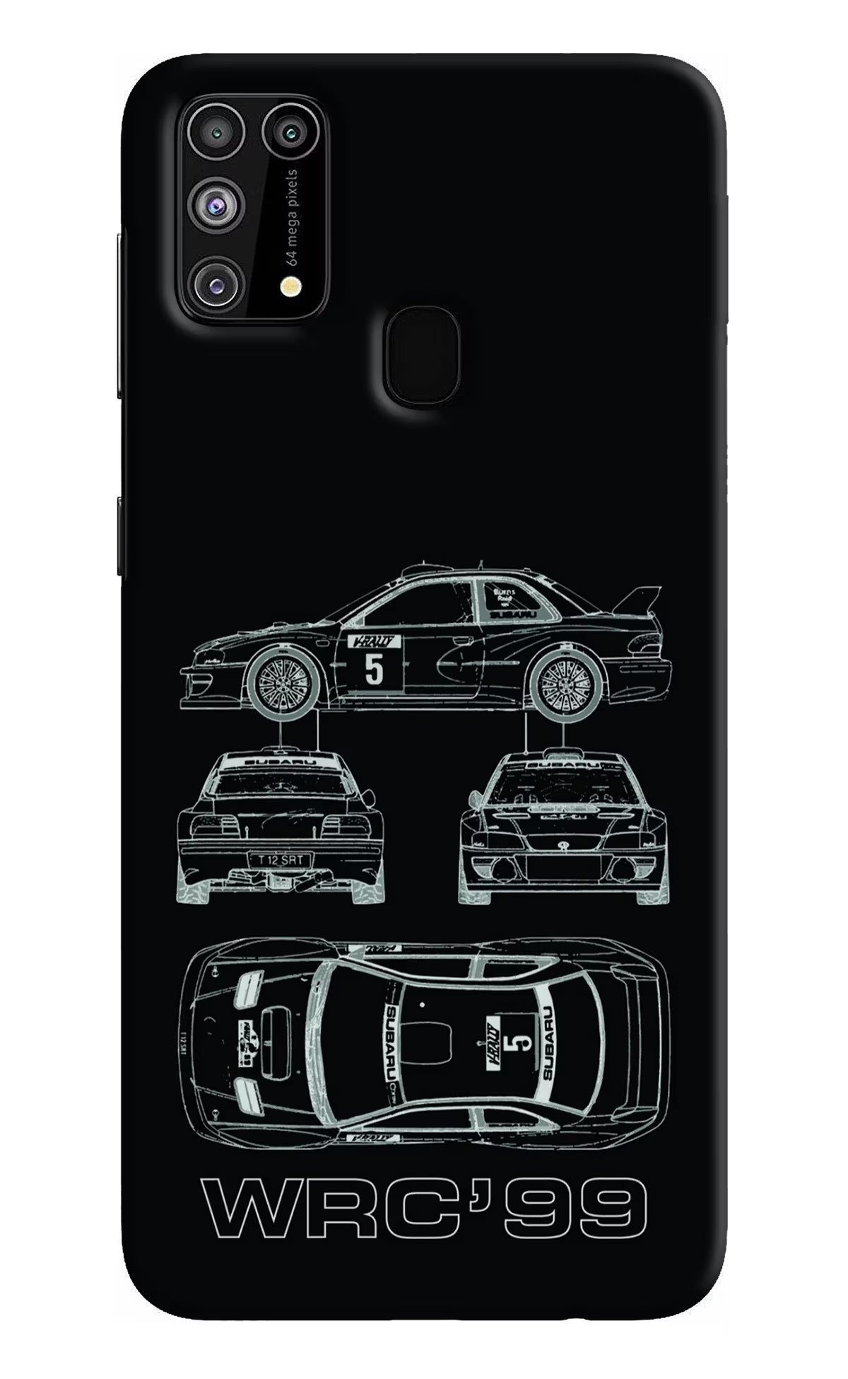 WRC'99 Samsung M31/F41 Hard Case Back Cover by Casekaro