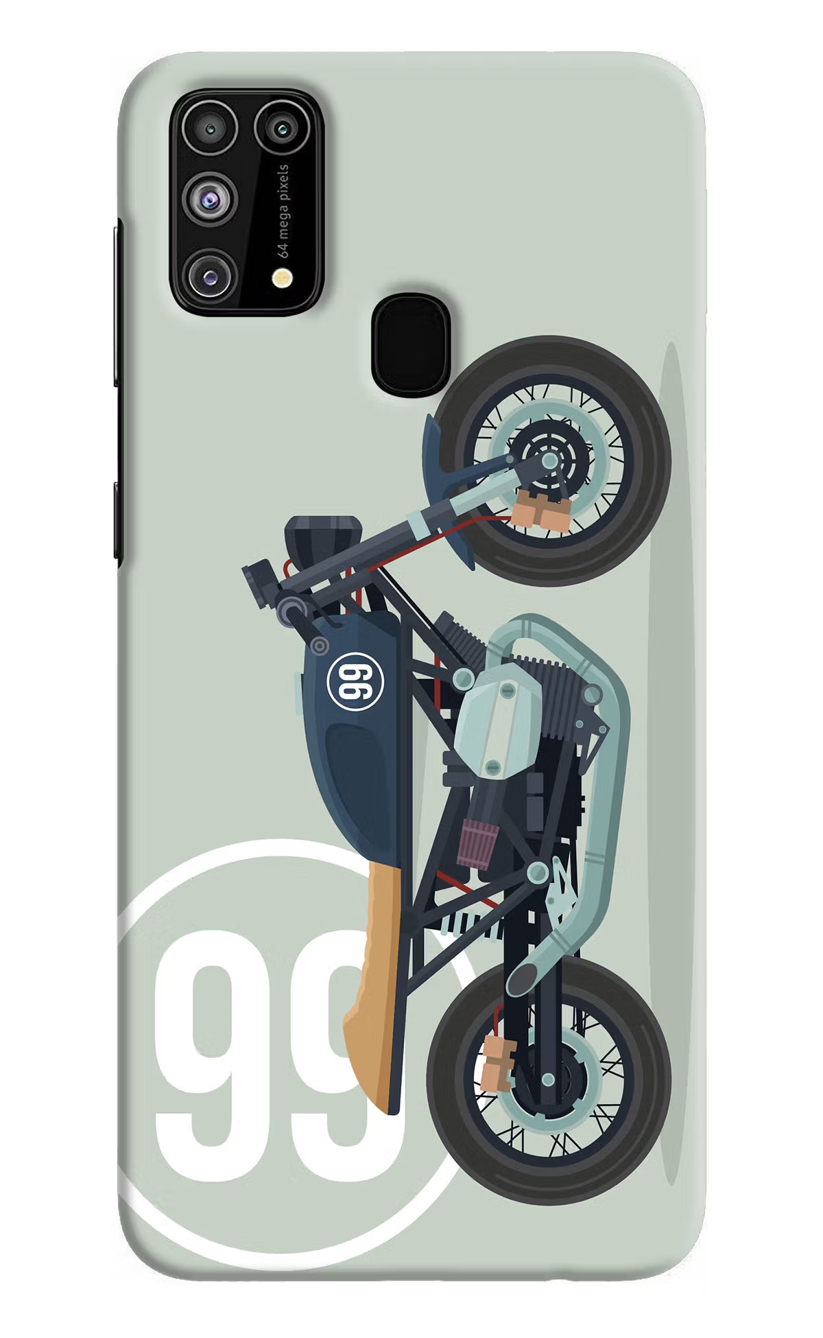 Classic Cafe Racer 99 Samsung M31/F41 Hard Case Back Cover by Casekaro