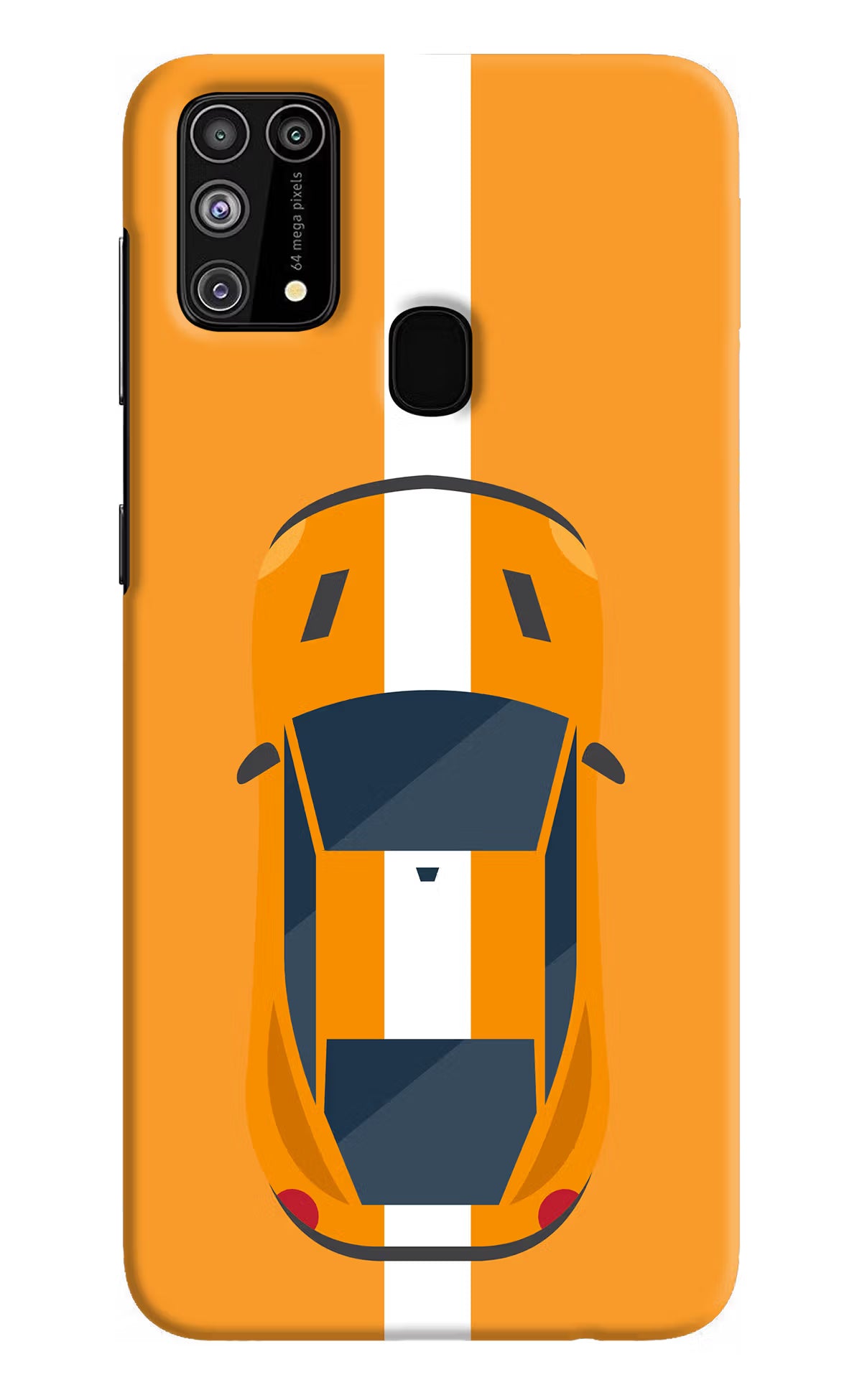Highway Pursuit Samsung M31/F41 Hard Case Back Cover by Casekaro