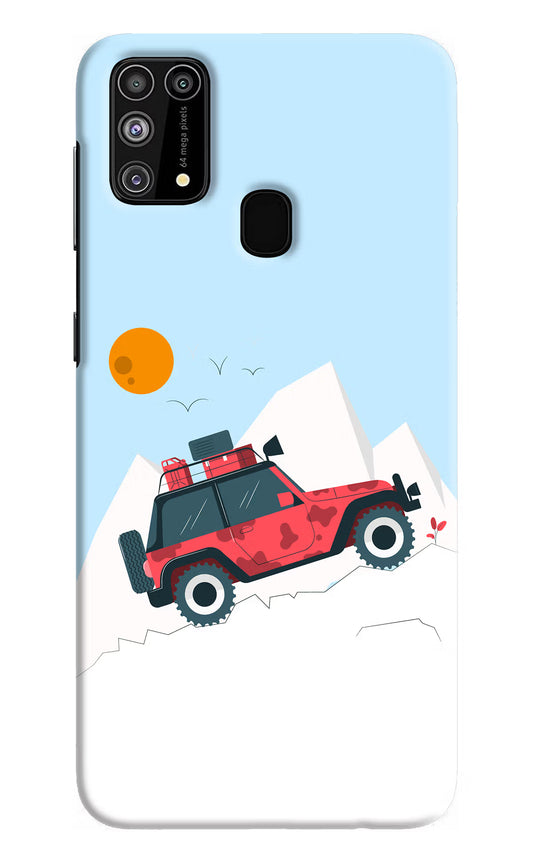 Mountain Trail Beast Samsung M31/F41 Hard Case Back Cover by Casekaro