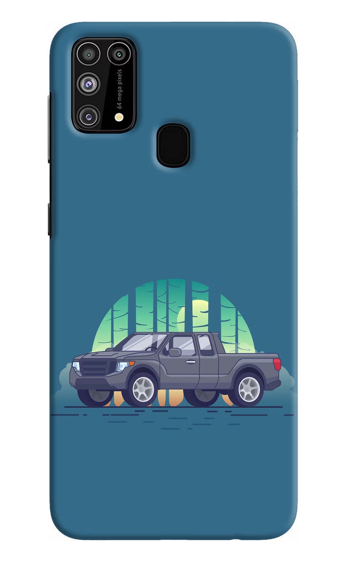 Retro Garage Vibe Samsung M31/F41 Hard Case Back Cover by Casekaro