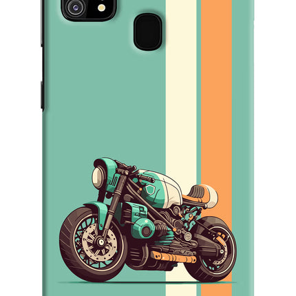 Striped Moto Drift Samsung M31/F41 Hard Case Back Cover by Casekaro