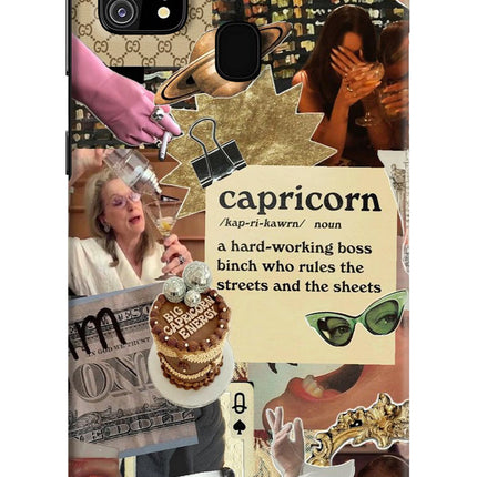 Capricorn Zodiac Samsung M31/F41 Hard Case Back Cover by Casekaro