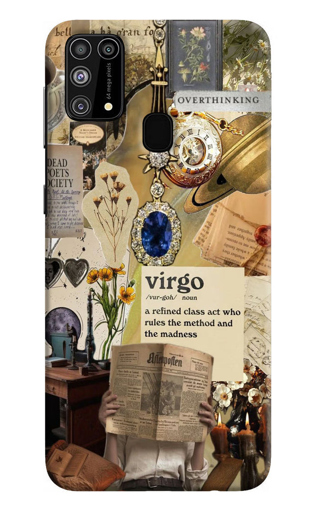 Virgo Zodiac Samsung M31/F41 Hard Case Back Cover by Casekaro