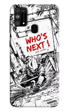 Who's Next Samsung M31/F41 Hard Case Back Cover by Casekaro