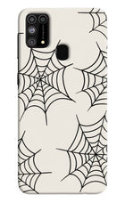 Spider Web Samsung M31/F41 Hard Case Back Cover by Casekaro