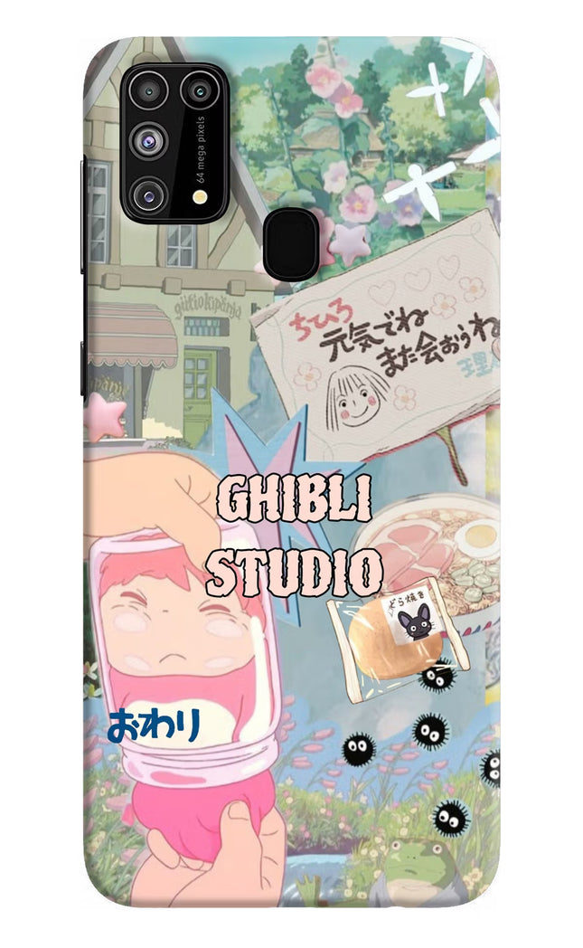 Studio Ghibli Samsung M31/F41 Hard Case Back Cover by Casekaro