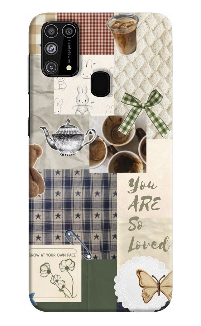 Cookie Samsung M31/F41 Hard Case Back Cover by Casekaro