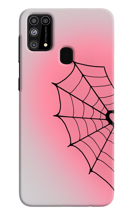 Pink Web Samsung M31/F41 Hard Case Back Cover by Casekaro