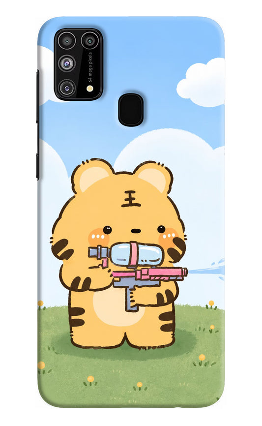Tiger Treat Samsung M31/F41 Hard Case Back Cover by Casekaro