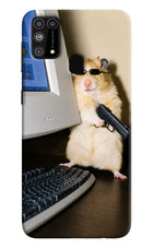 Hacker Hamster Samsung M31/F41 Hard Case Back Cover by Casekaro