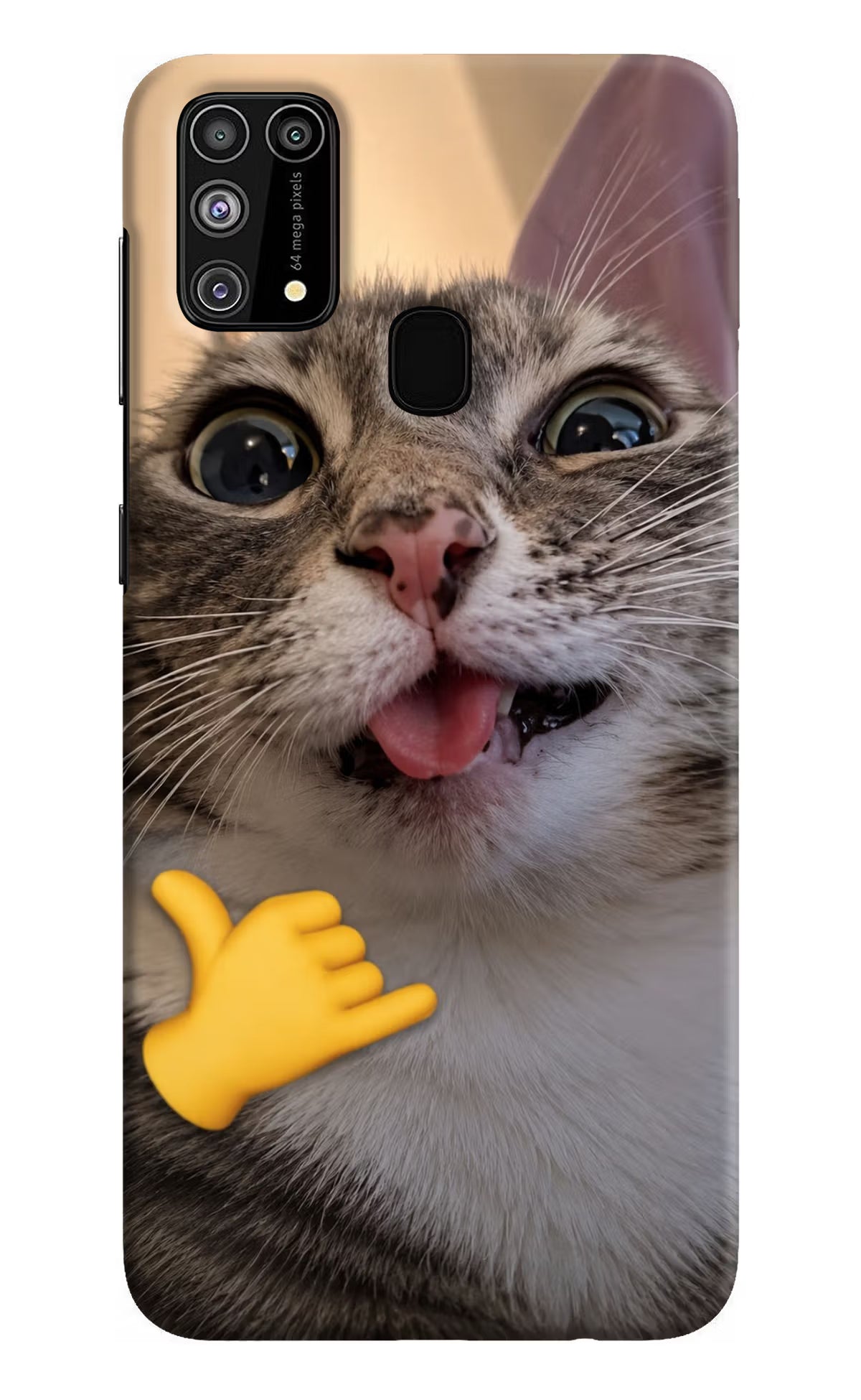 Silly Cat Call Samsung M31/F41 Back Cover