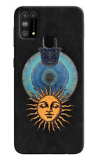 Divine Sun Samsung M31/F41 Hard Case Back Cover by Casekaro