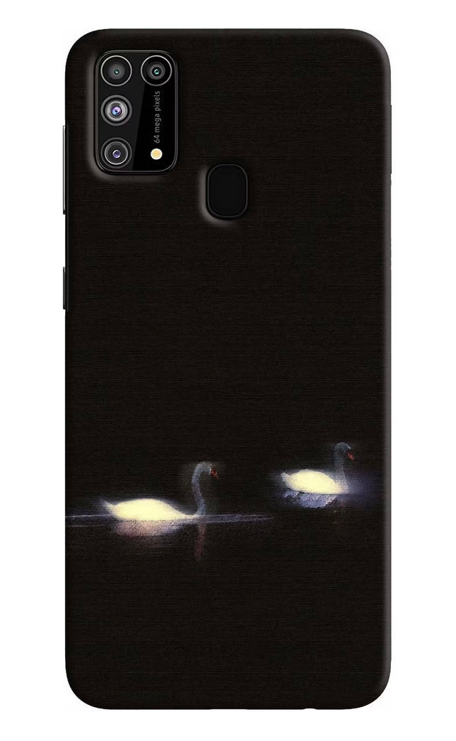 Silent Swans Samsung M31/F41 Hard Case Back Cover by Casekaro